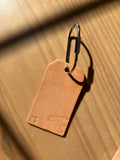 The 'Duck or Buck' Custom Leather Luggage Tag