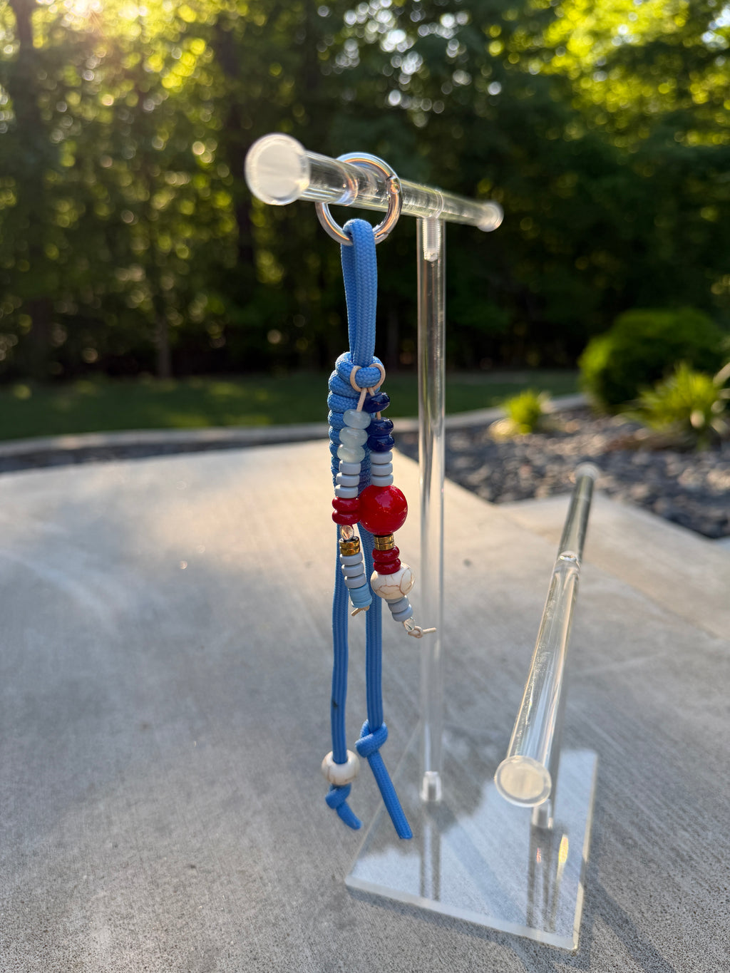 Roped Bag Charm: Electric
