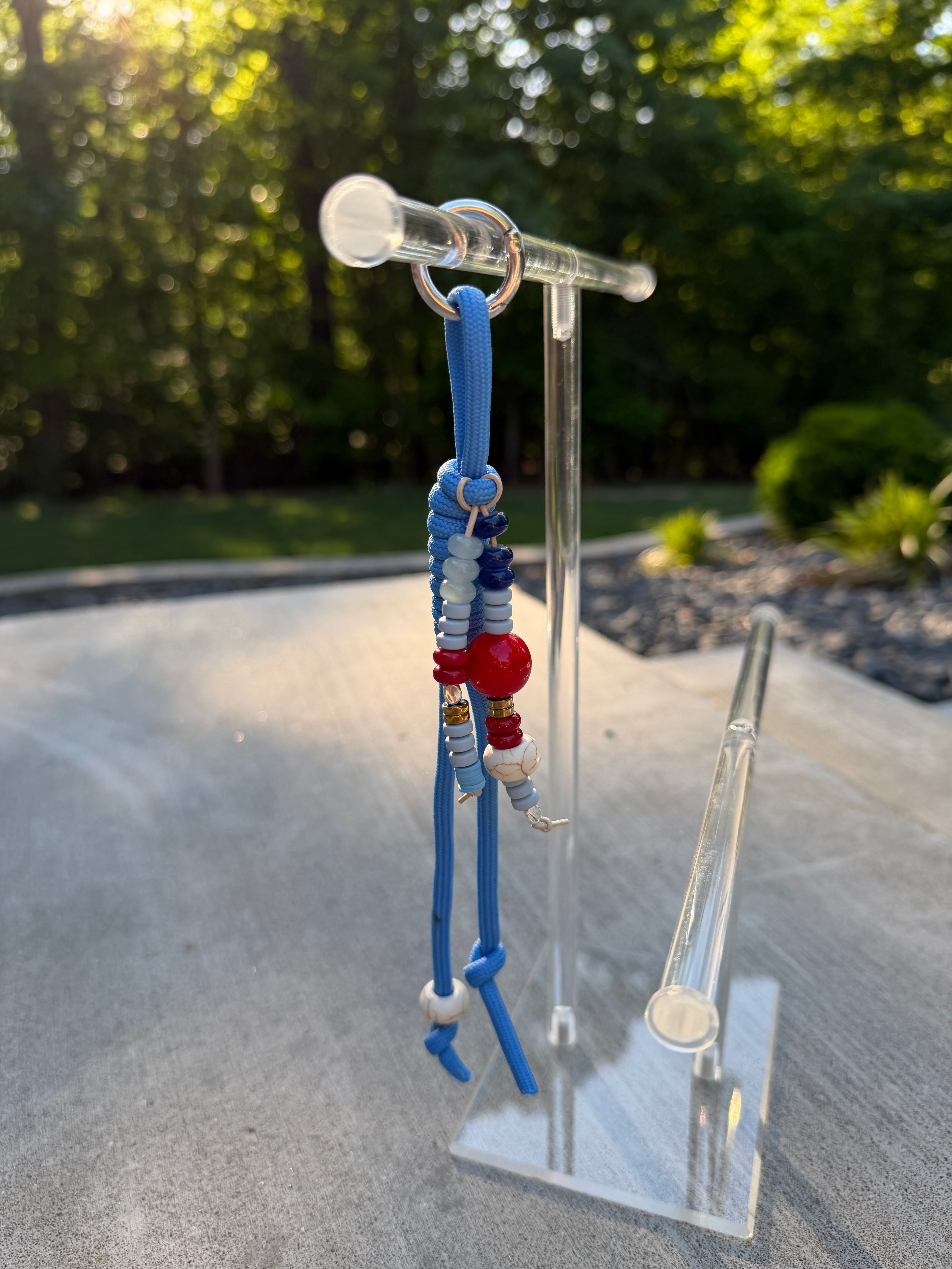 Roped Bag Charm: Electric