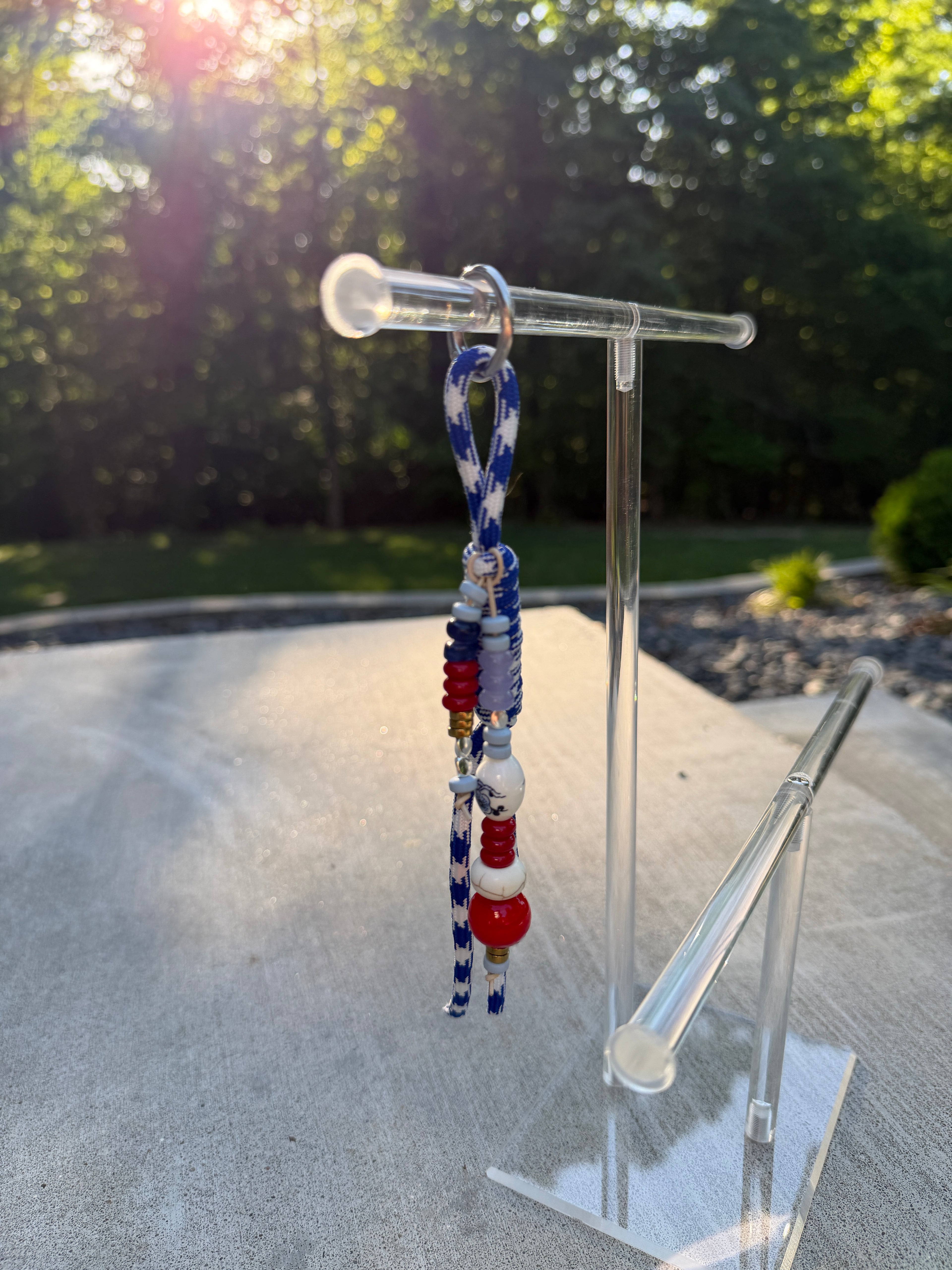 Roped Bag Charm: Electric
