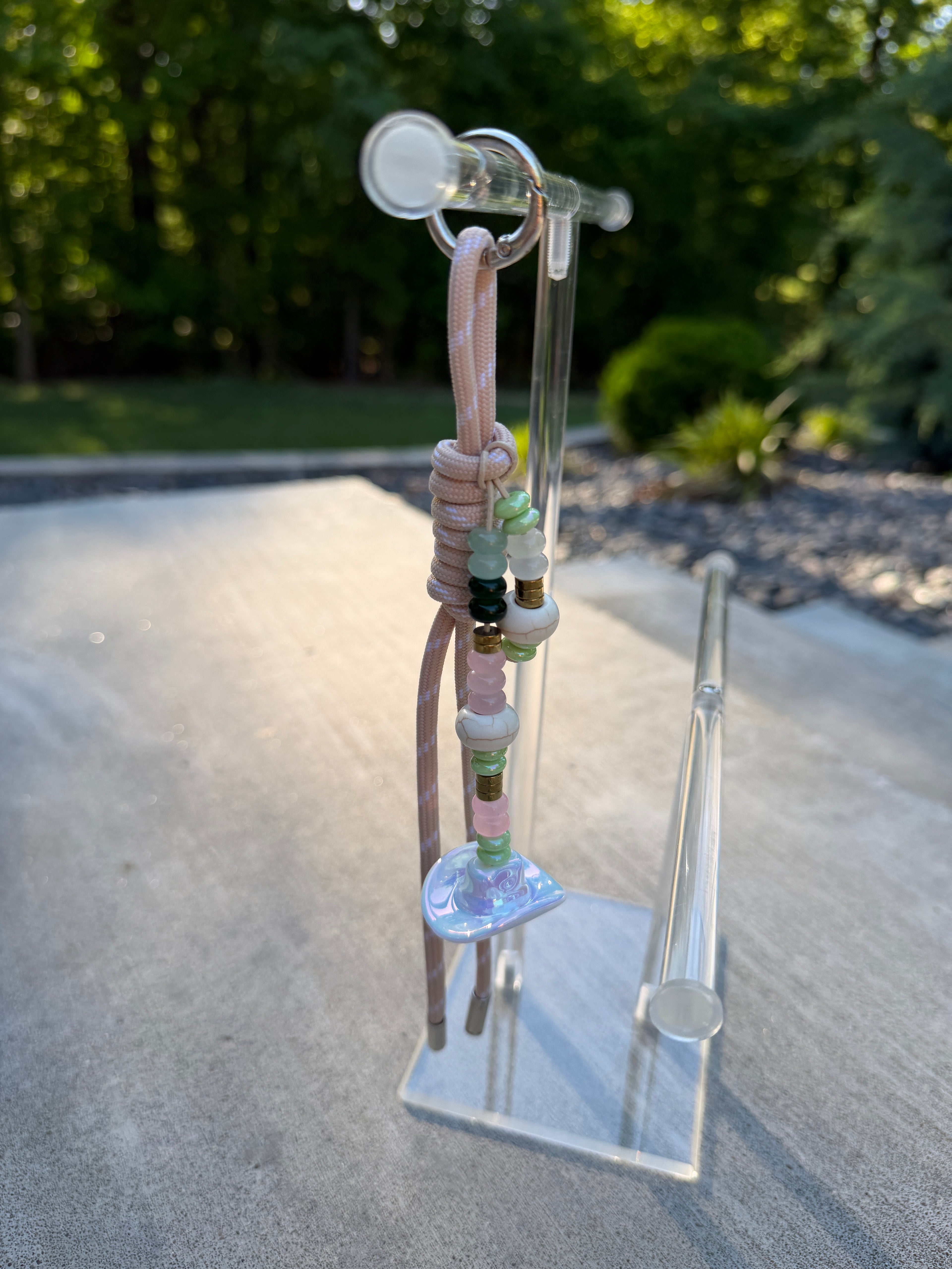Roped Bag Charm: The Blush