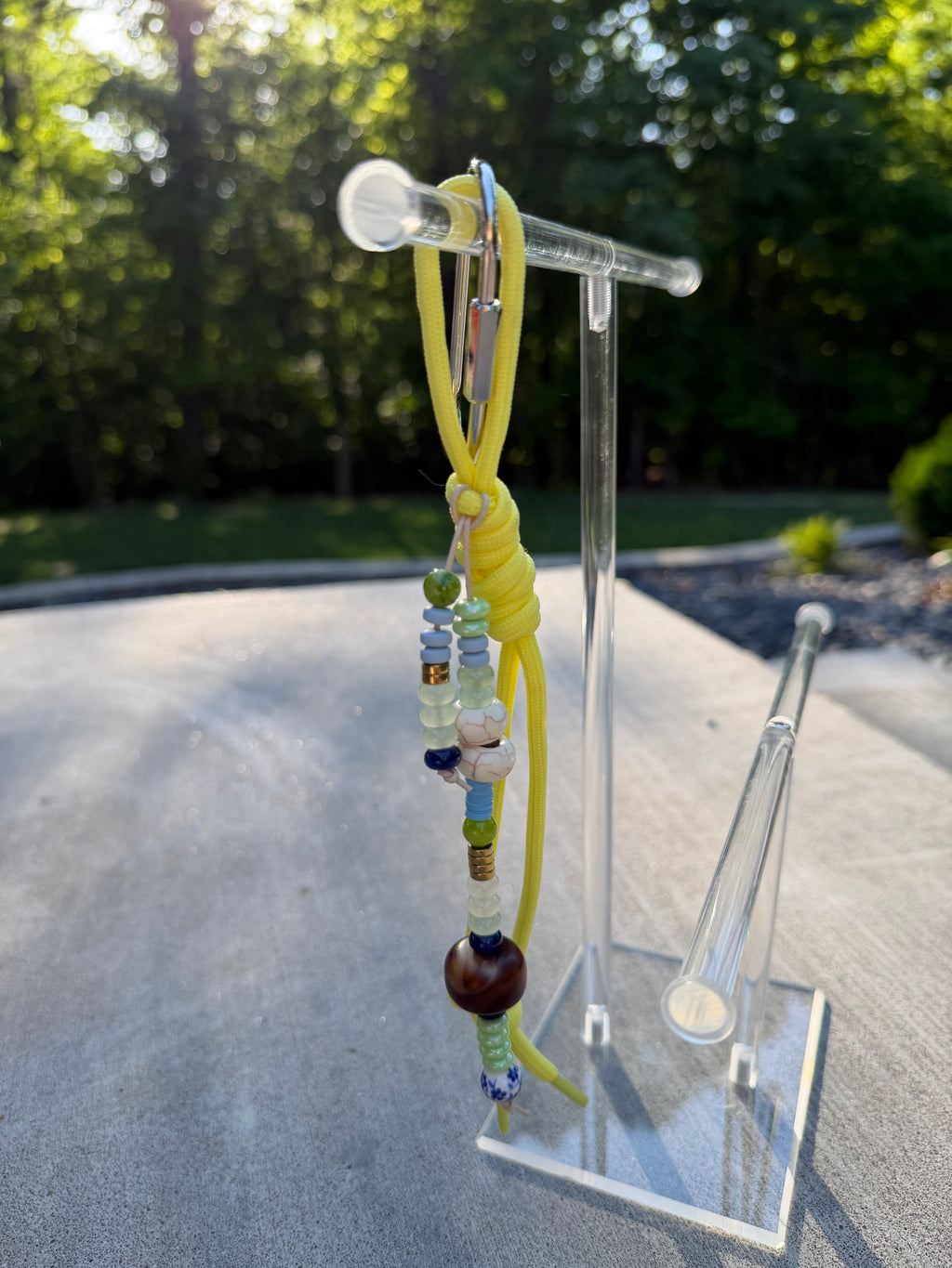 Roped Bag Charm: Lemon Drop