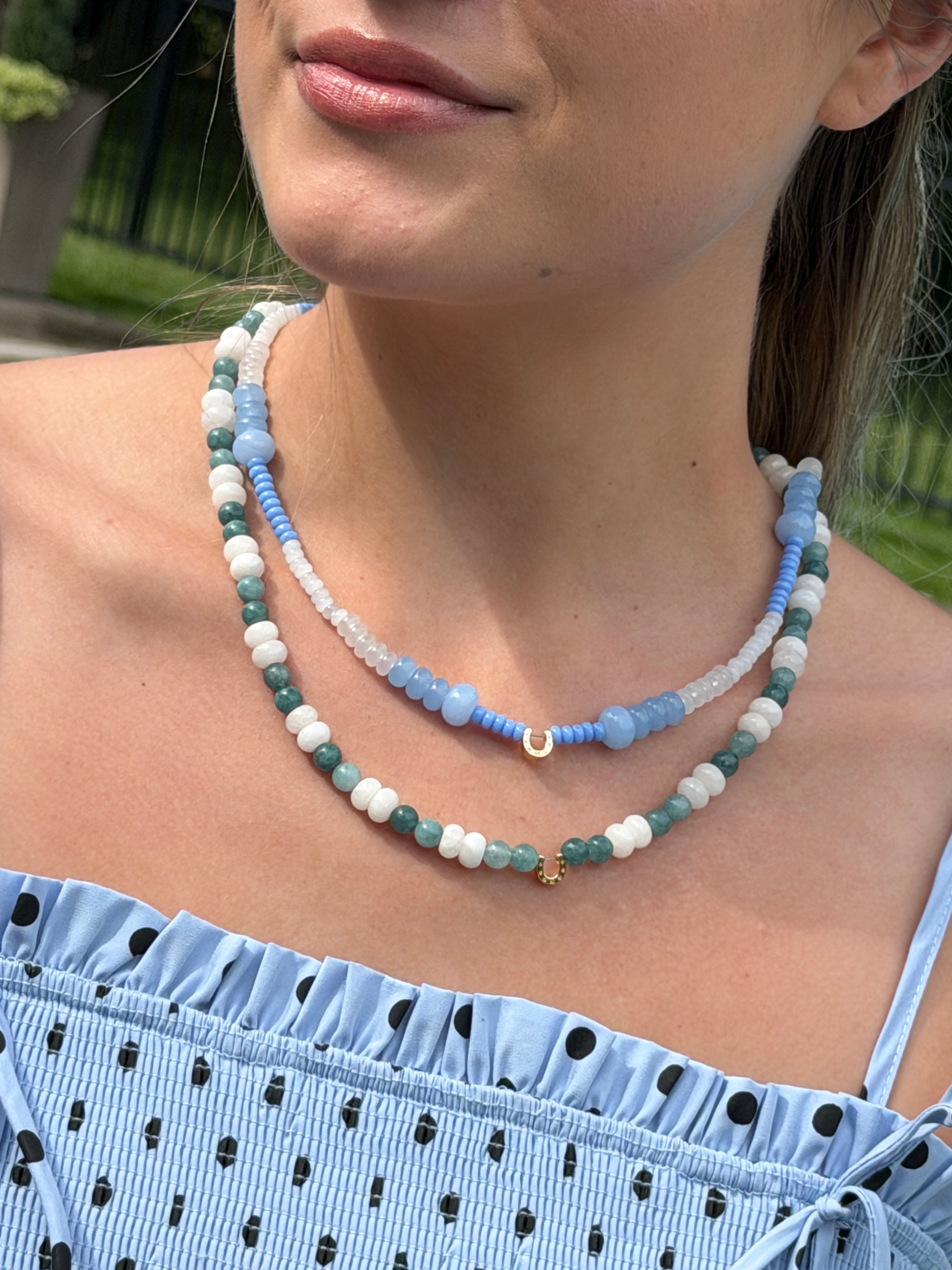 The Horseshoe Green: Beaded Necklace