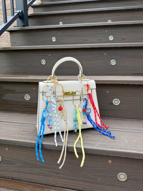 American Summer Bag Charm in Blue