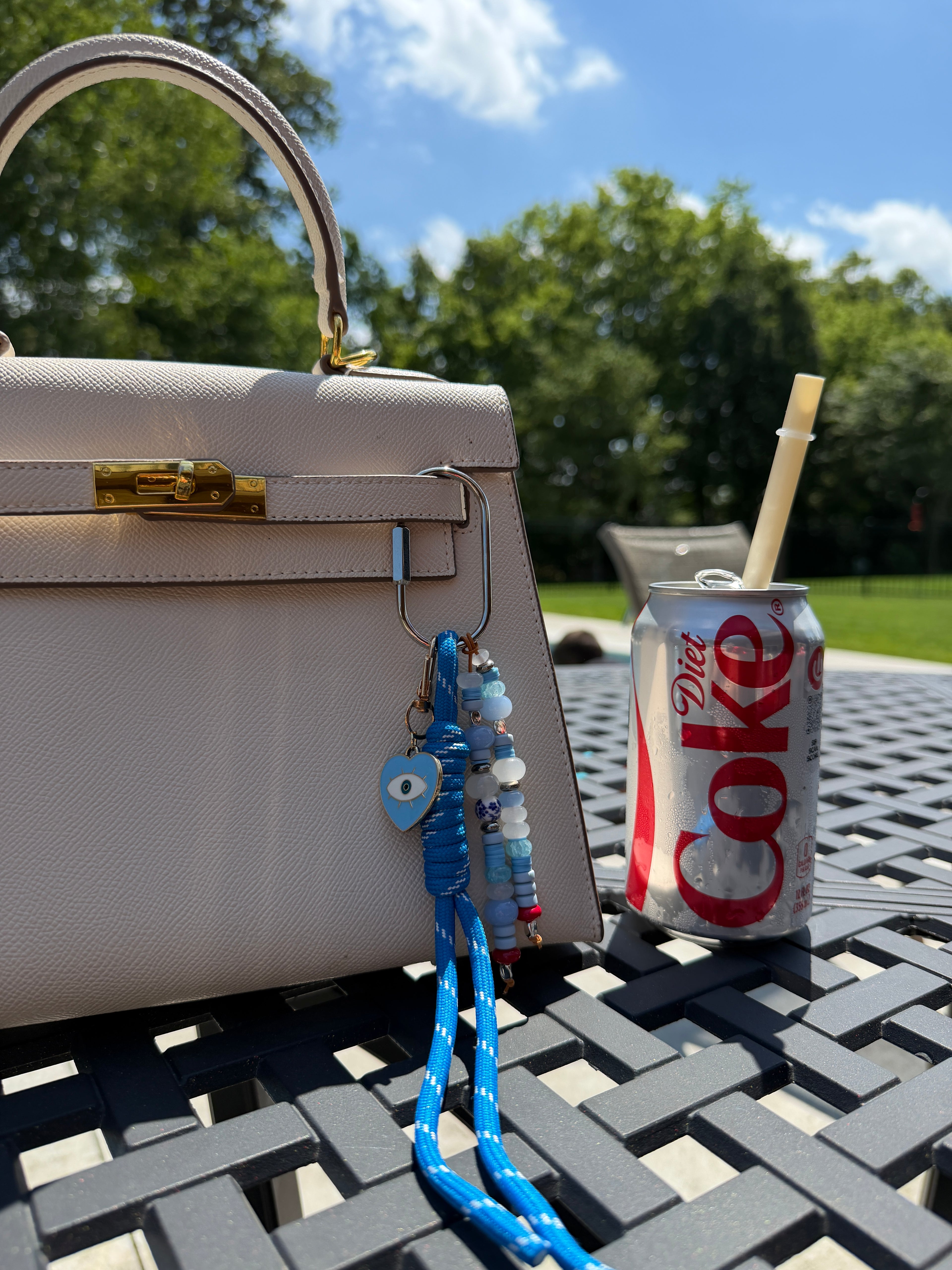 The American Summer Beaded Rope Bag Charm