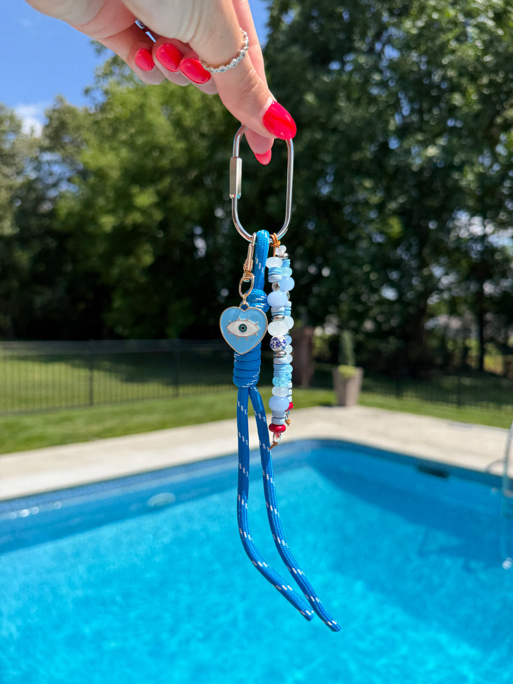 The American Summer Beaded Rope Bag Charm