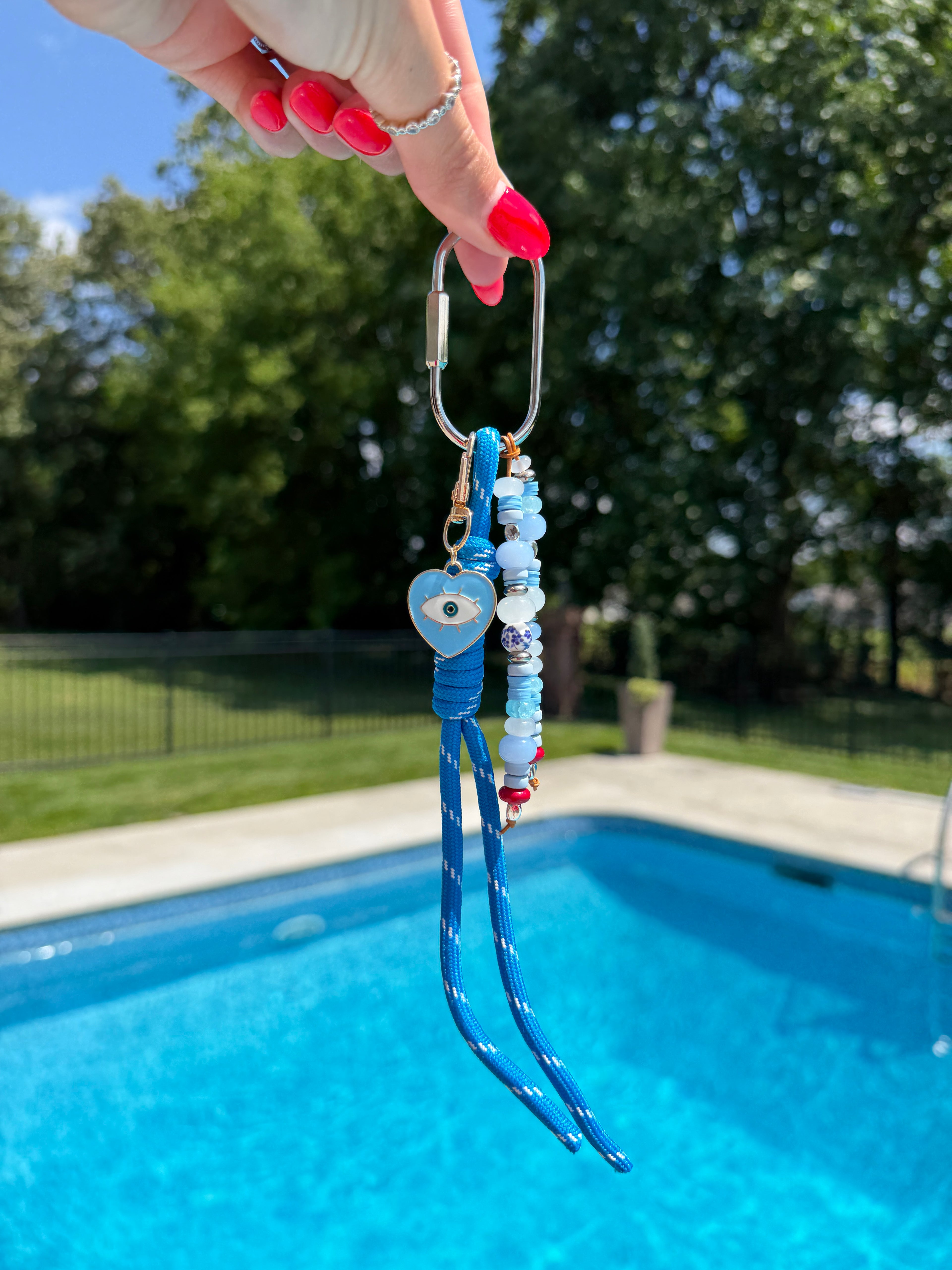 The American Summer Beaded Rope Bag Charm
