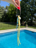 The Shell Beaded Rope Bag Charm