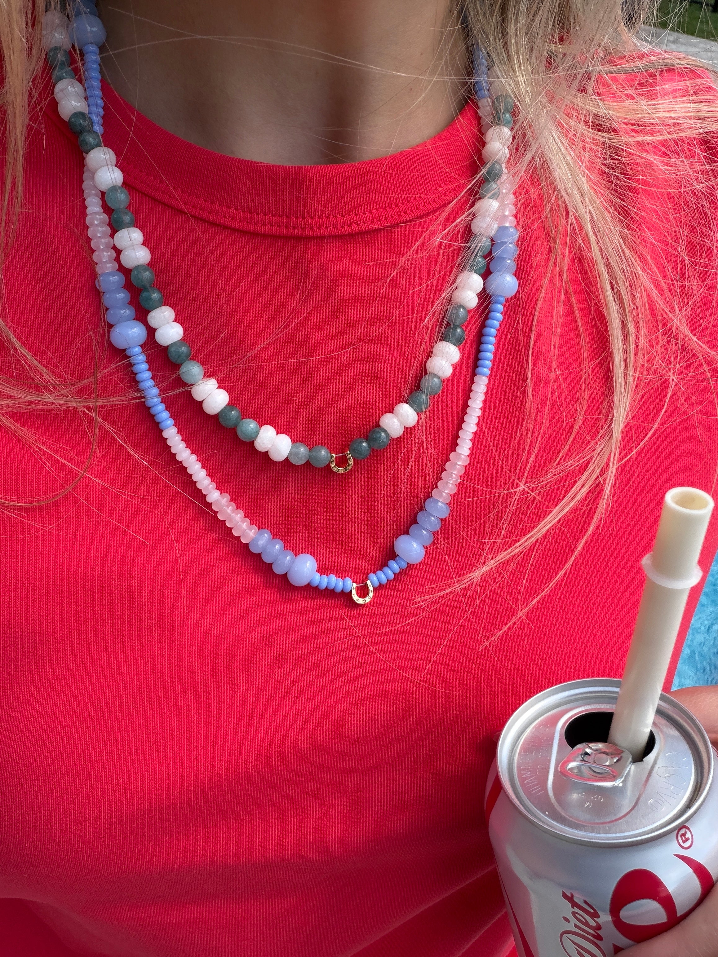 The Horseshoe Green: Beaded Necklace