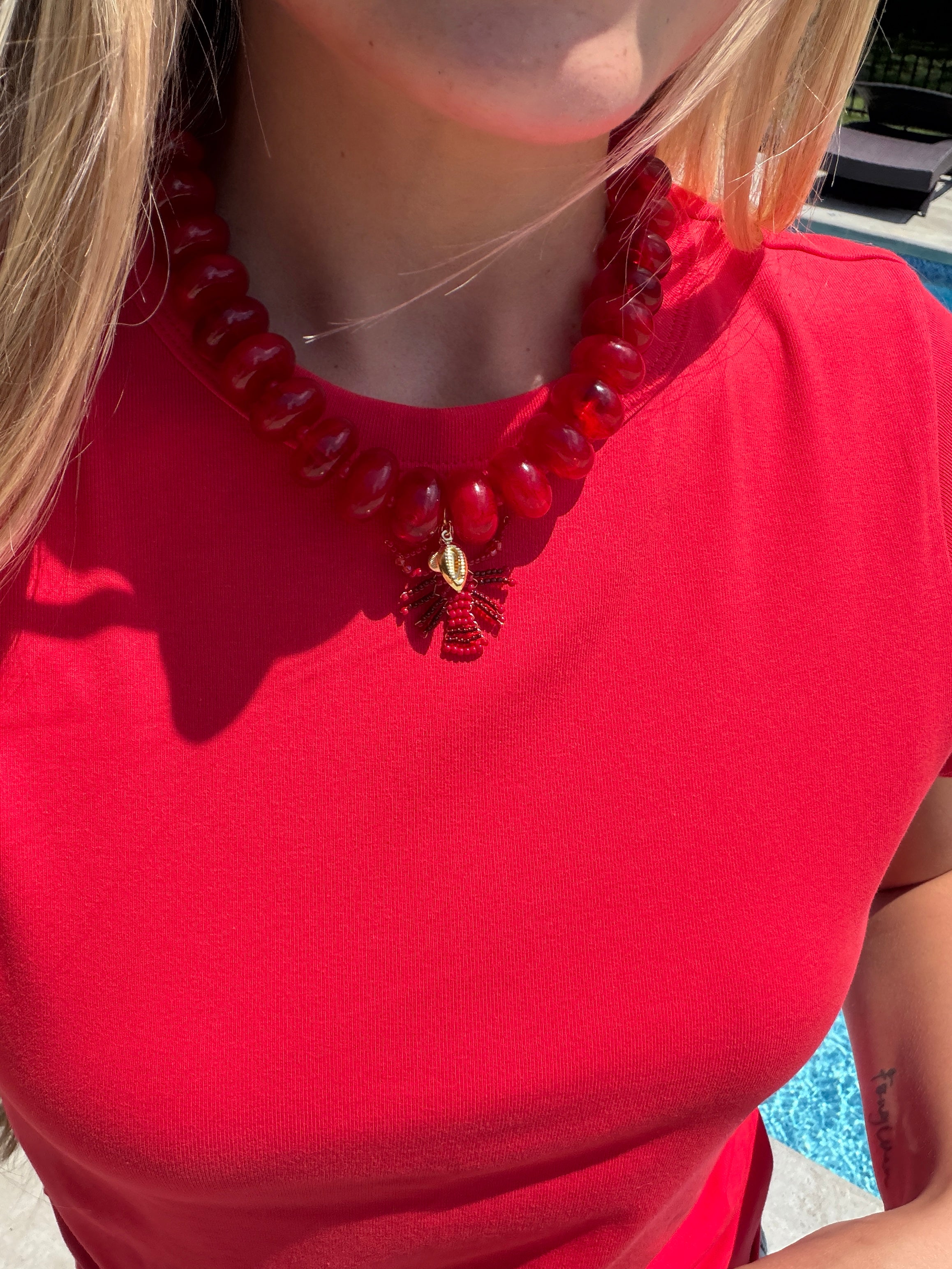 The Lobster: Beaded Necklace