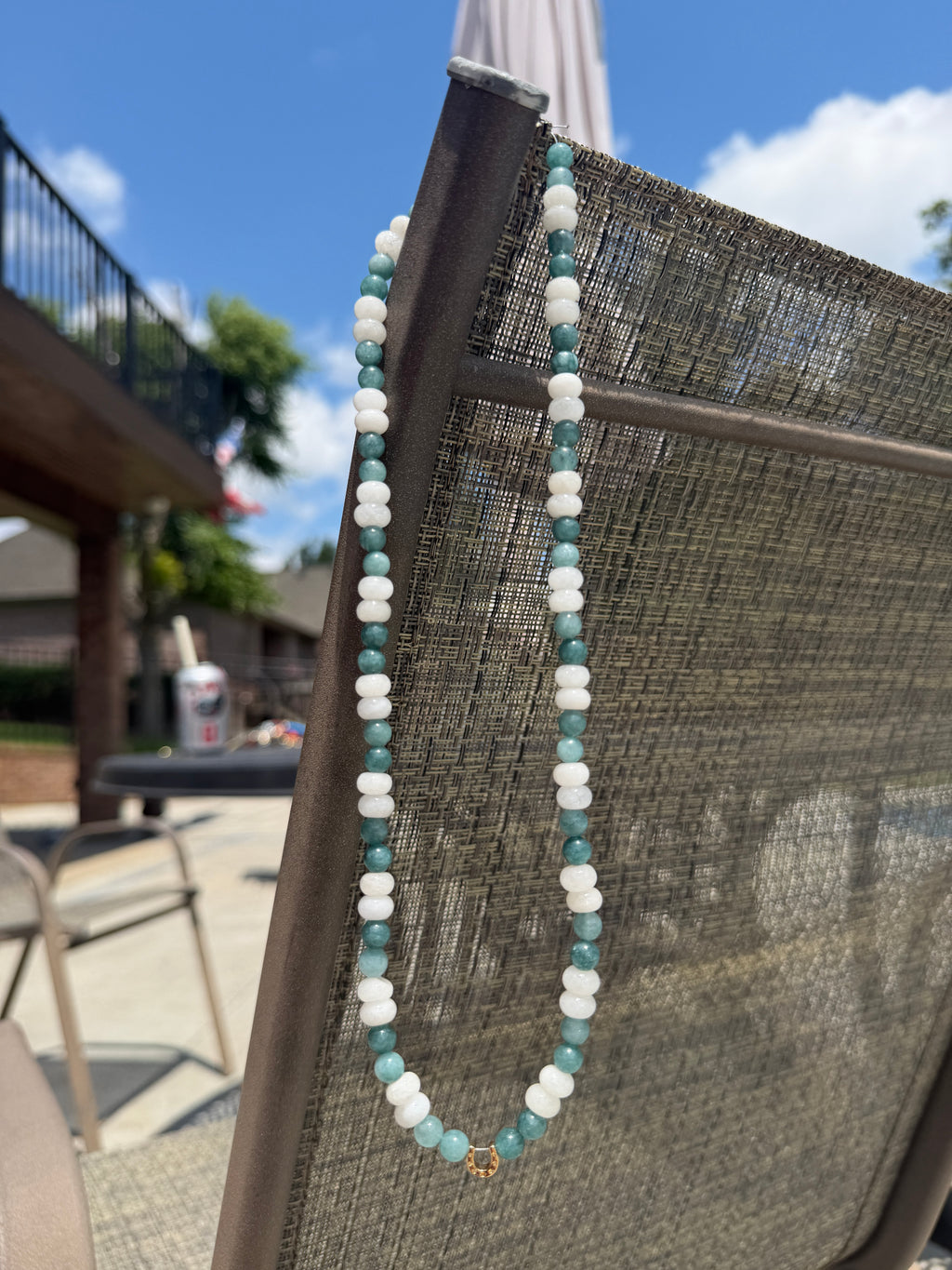 The Horseshoe Green: Beaded Necklace