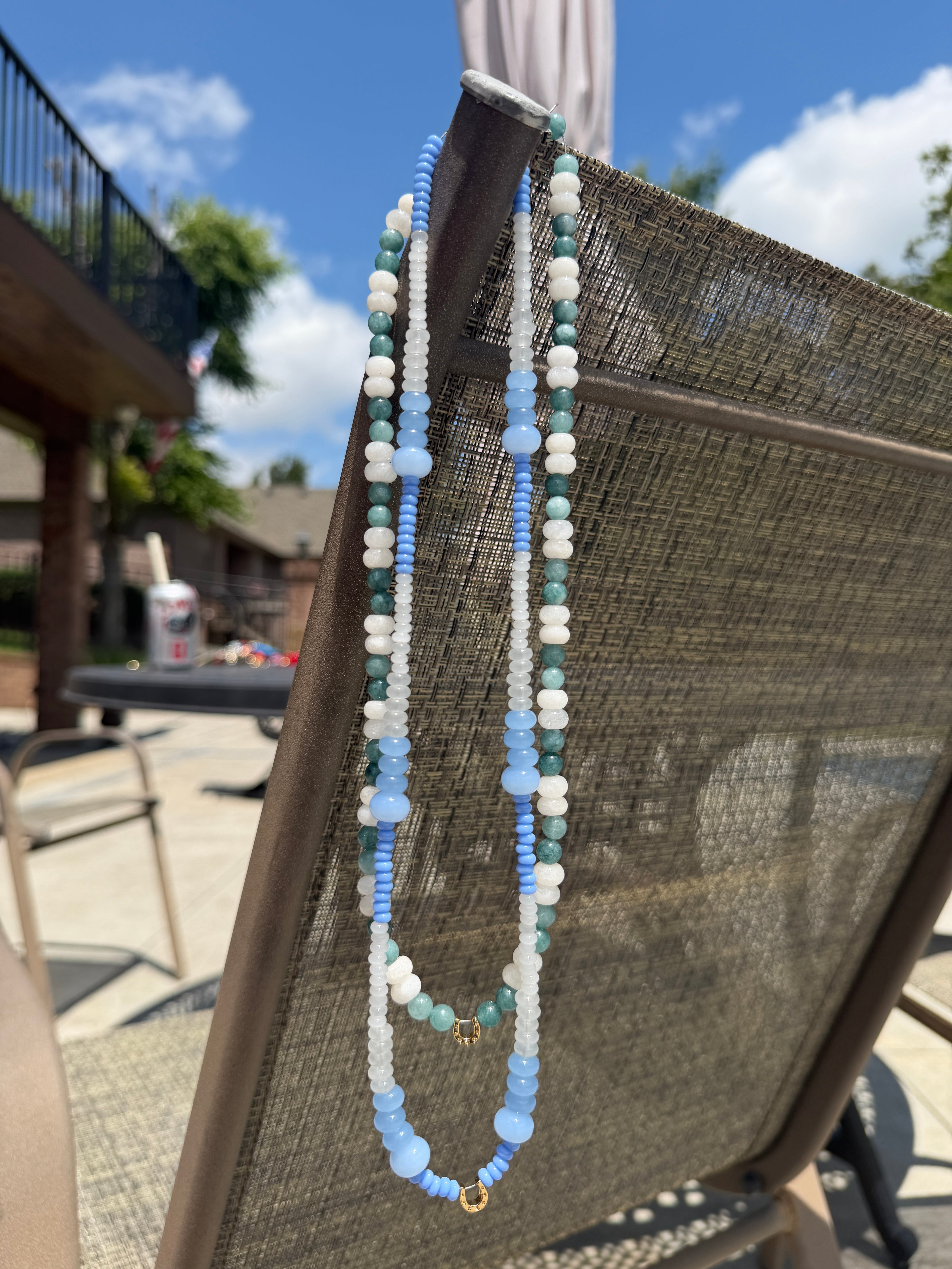 The Horseshoe Green: Beaded Necklace