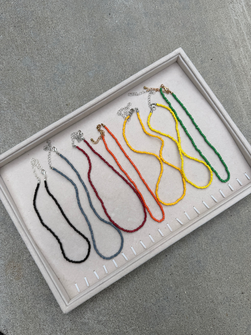 Seed Bead Layering Necklace