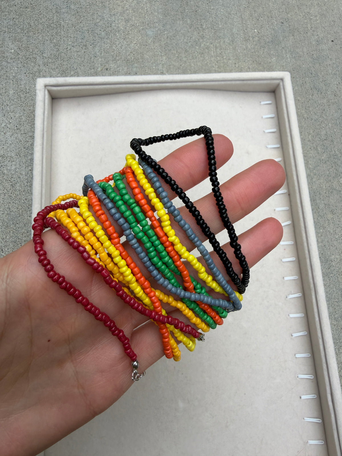 Seed Bead Layering Necklace