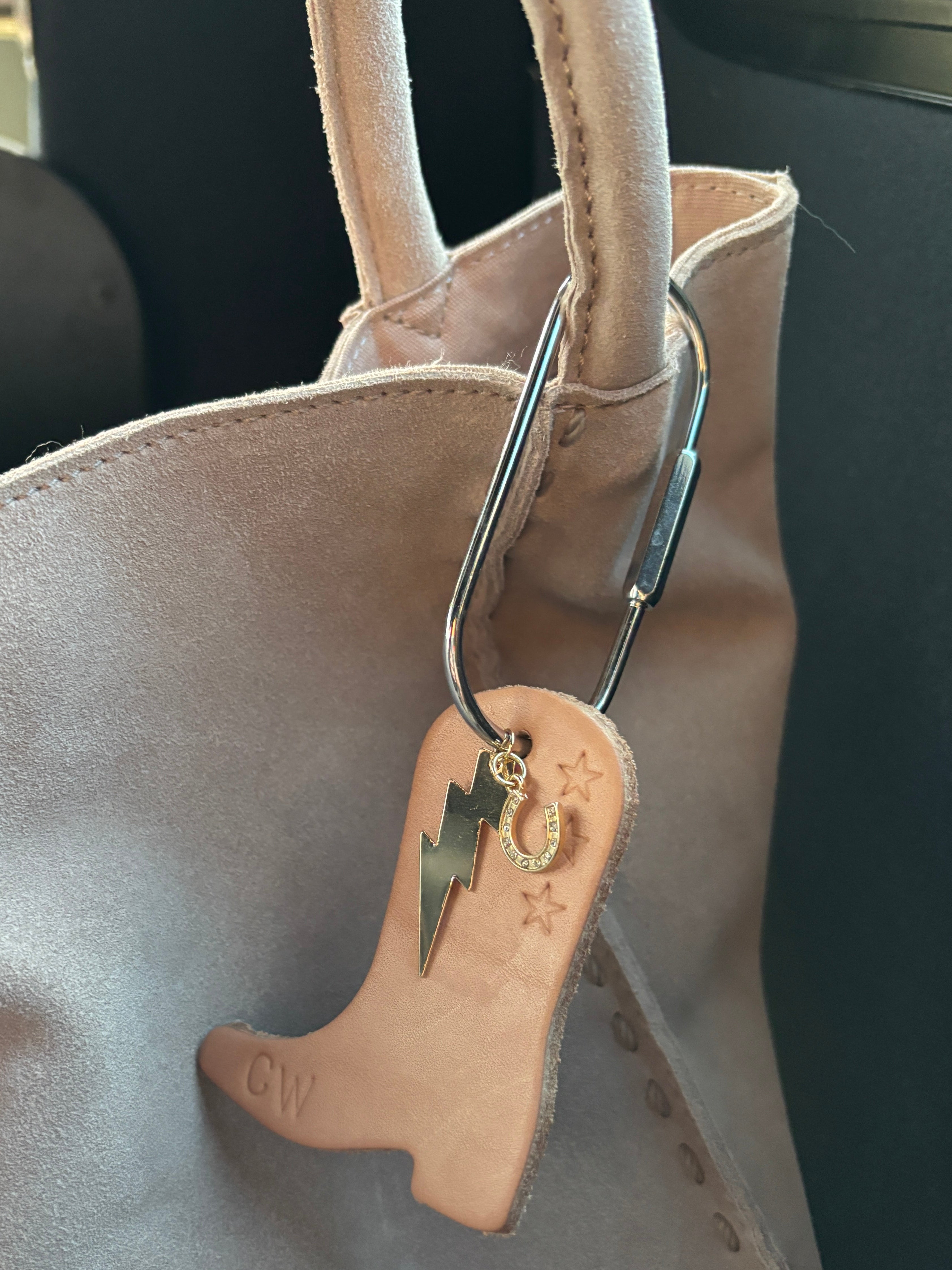 The OG Custom Leather Boot Key Ring