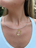 Pendant Horseshoe Choker
