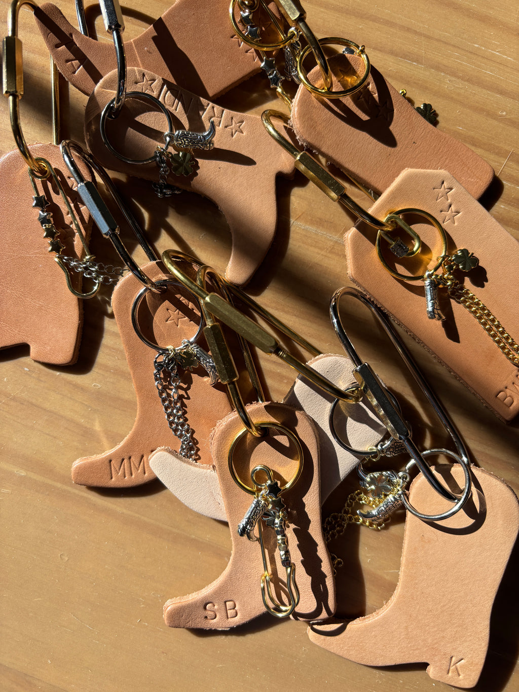 The OG Custom Leather Boot Key Ring