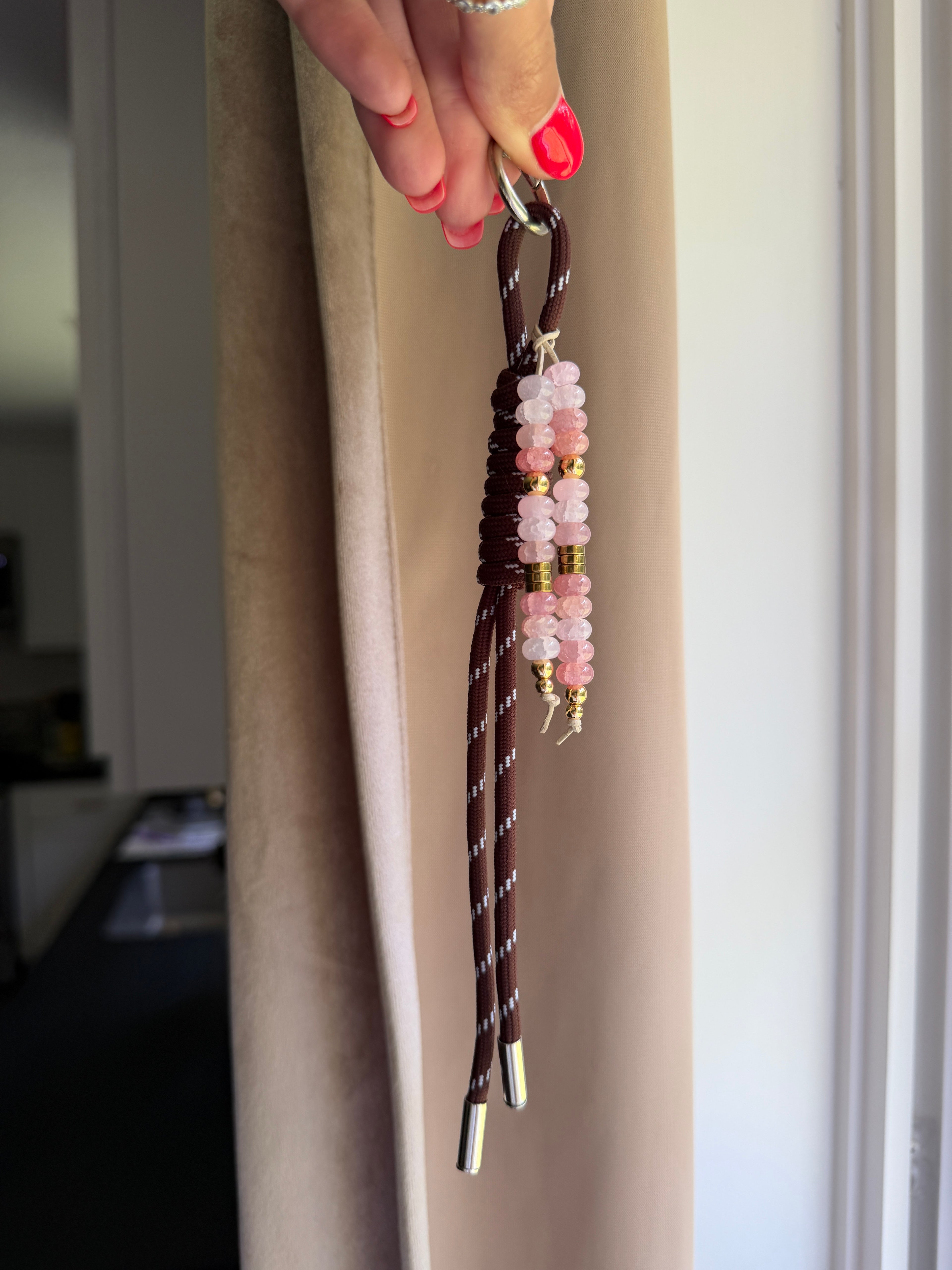 The Beaded Rope Bag Charm