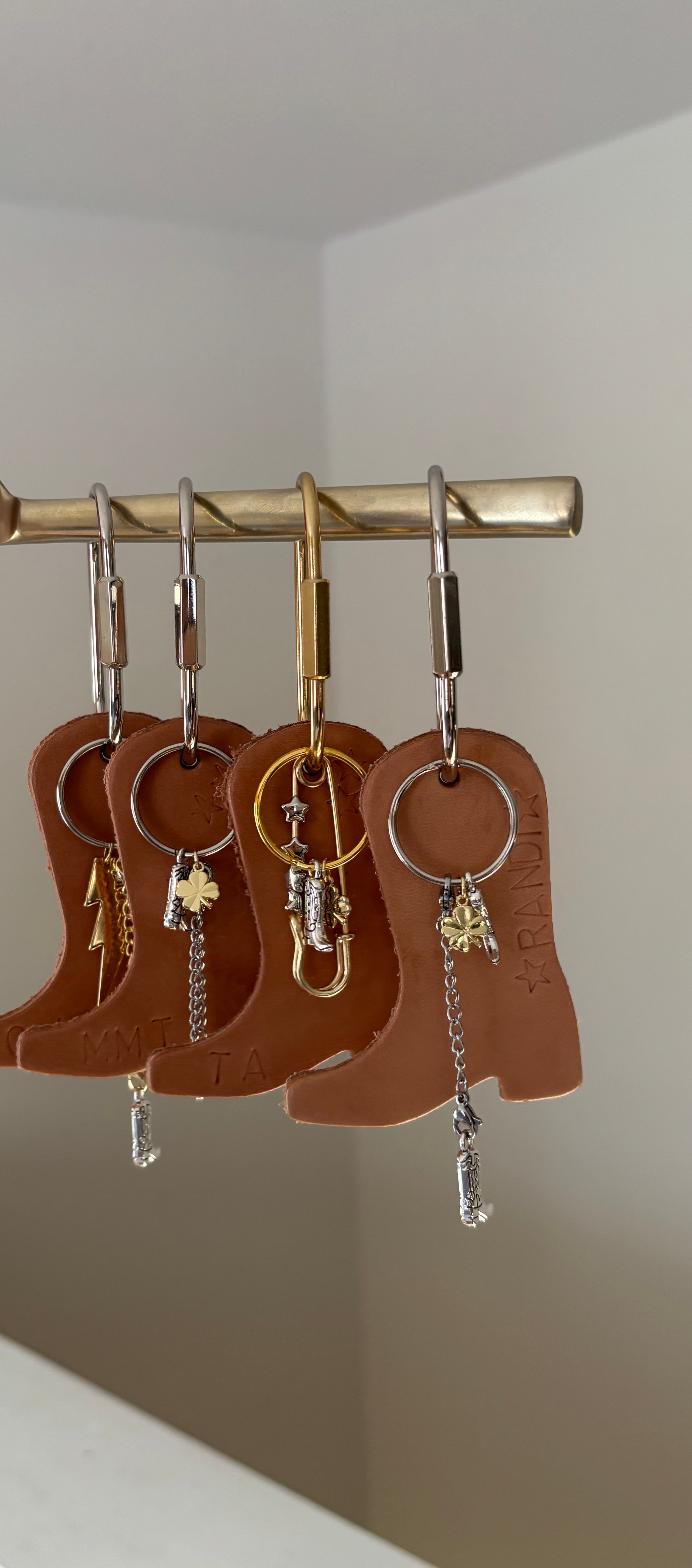 The OG Custom Leather Boot Key Ring