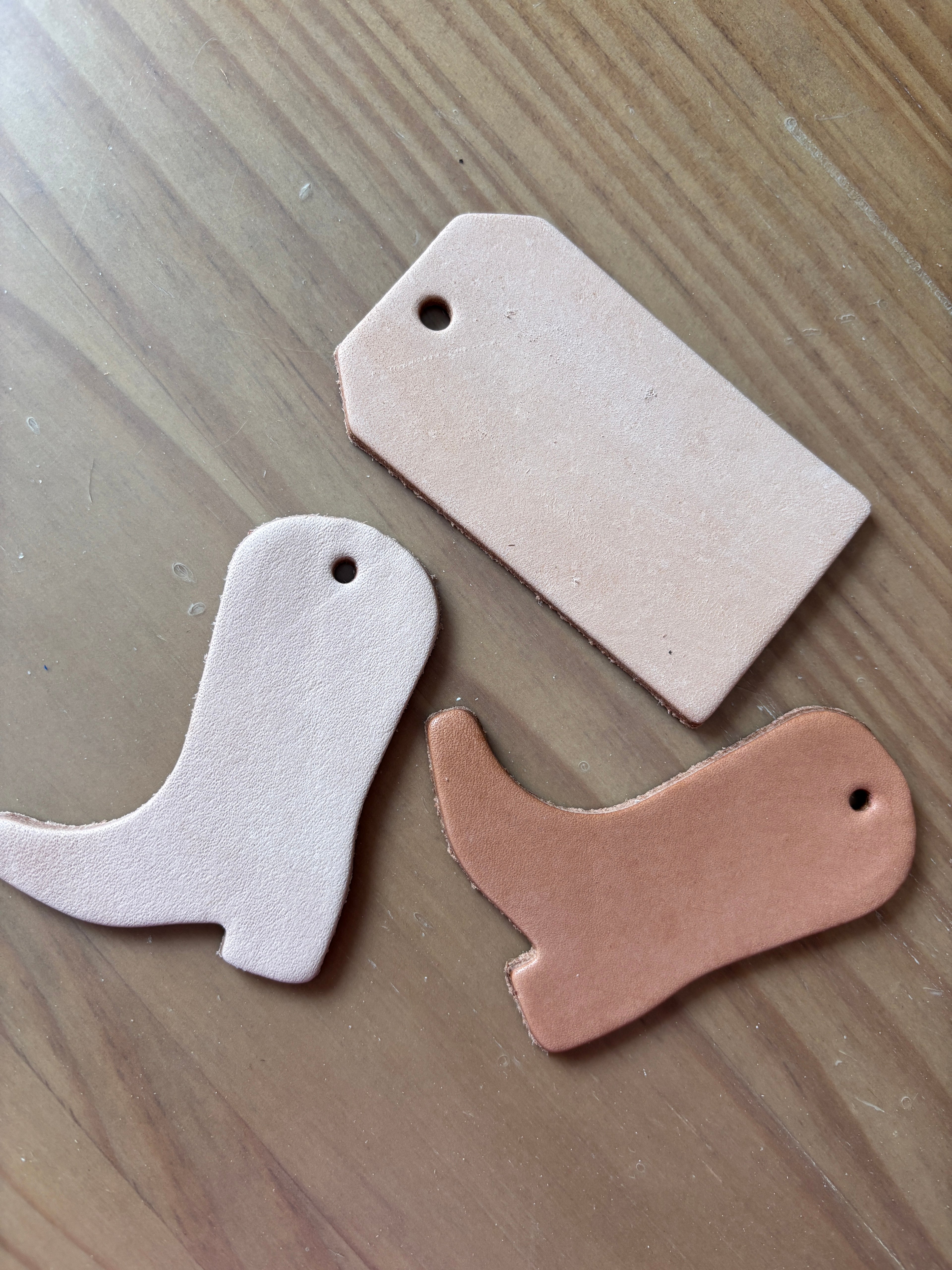 Custom Leather Luggage Tag