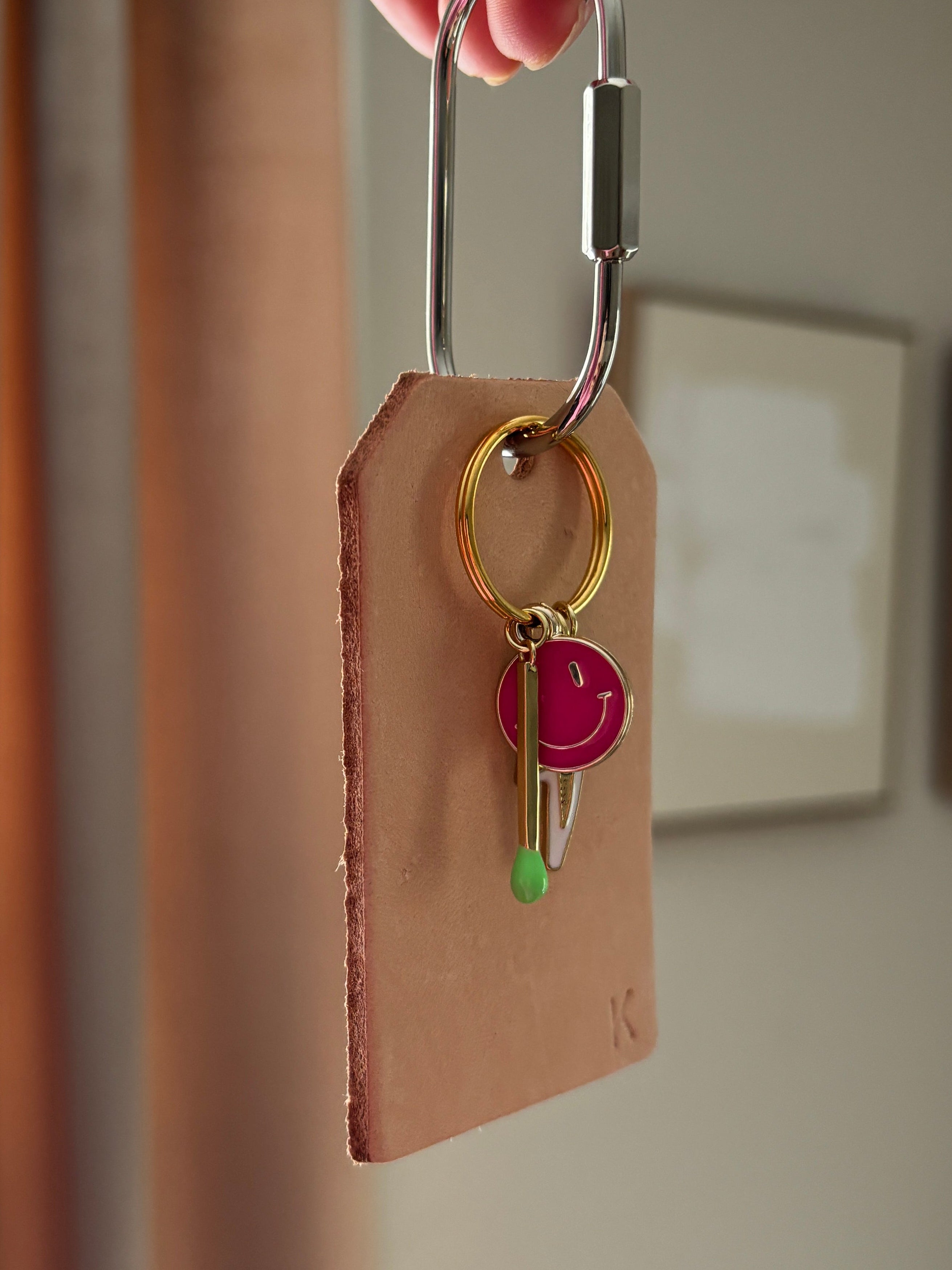 Custom Leather Luggage Tag